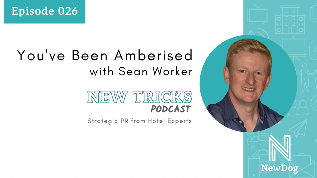 ep26 banner - new tricks podcast by new dog pr - strategic pr from hotel experts